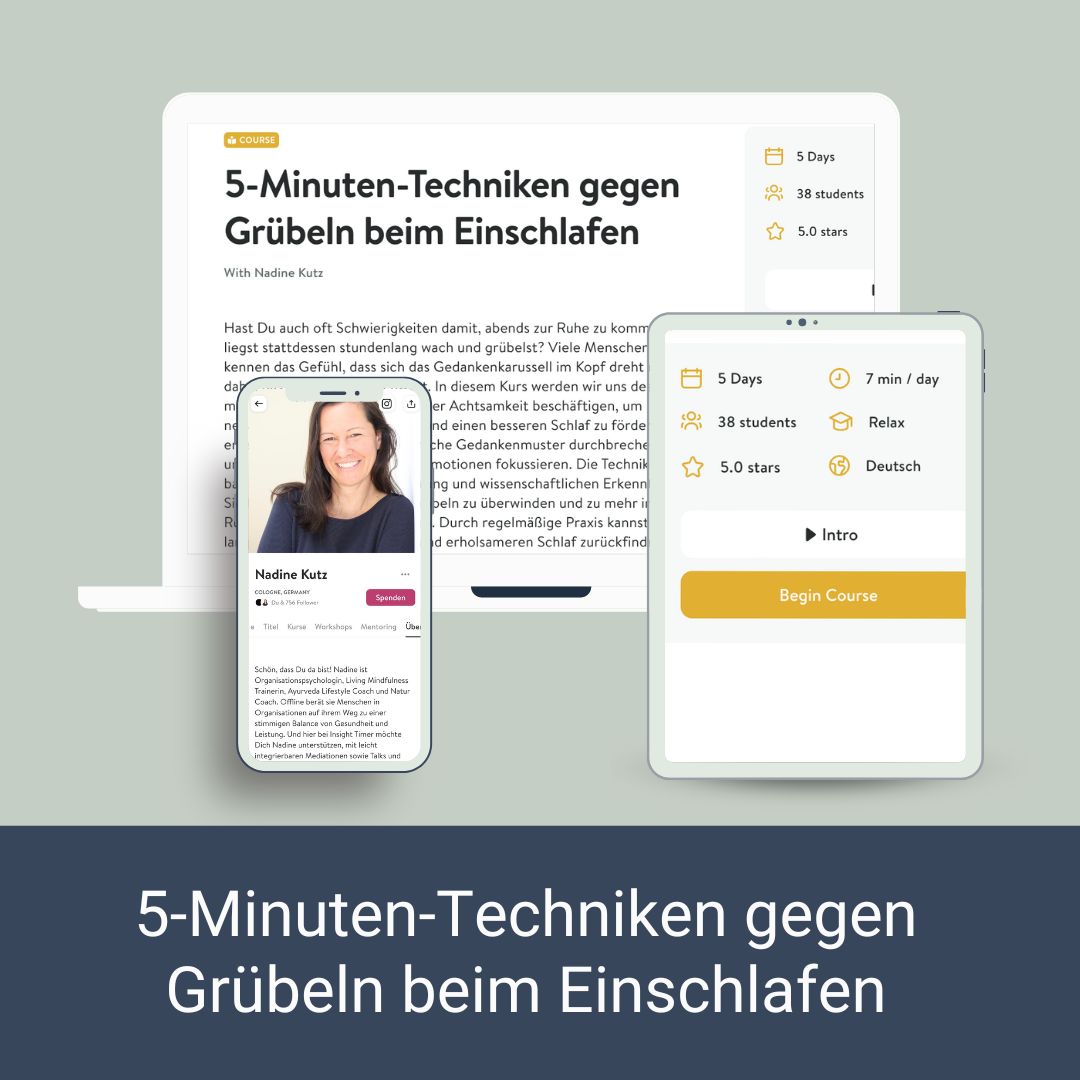 5 Techniken gegen Grübeln beim Einschlafen